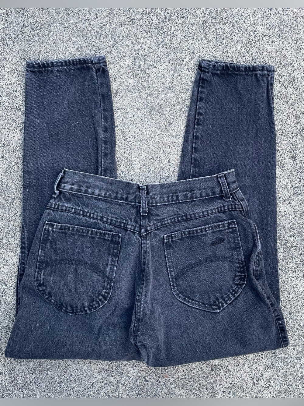 Vintage 90s black Chic jeans size 27x27.5